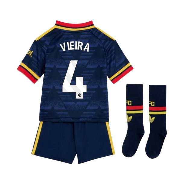 2026/27 Arsenal Mini Kit Away Uniform (Vieira 4)